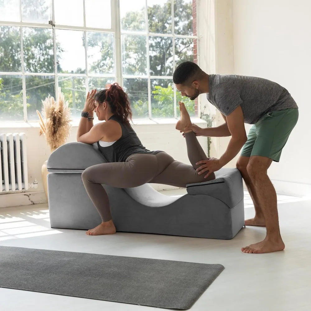 Convertible Intimacy Chaise - Hidden Folding Lounge & Massage Bench
