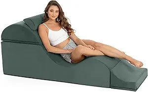 Convertible Intimacy Chaise - Hidden Folding Lounge & Massage Bench