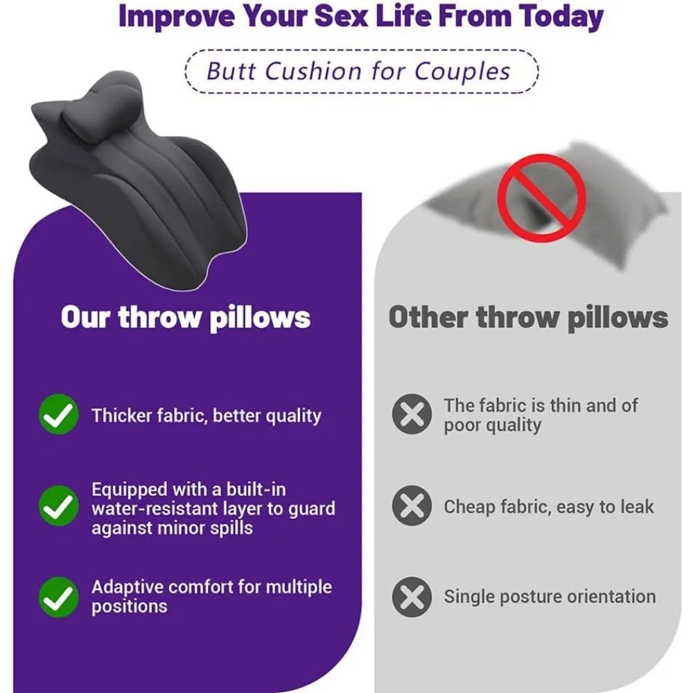 Intimacy Pillow for Couples - 27° Support Cushion