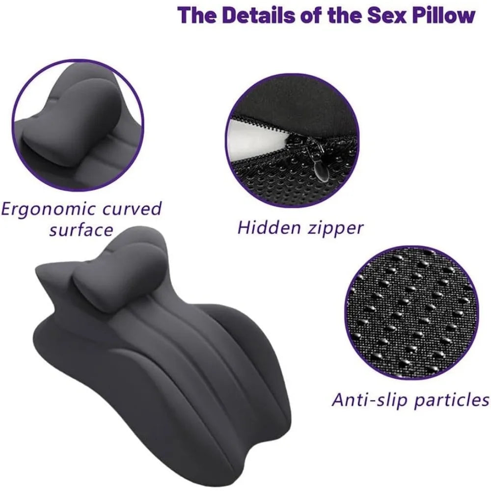 Intimacy Pillow for Couples - 27° Support Cushion