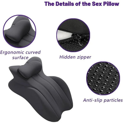 Intimacy Pillow for Couples - 27° Support Cushion