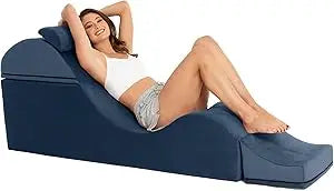 Convertible Intimacy Chaise - Hidden Folding Lounge & Massage Bench