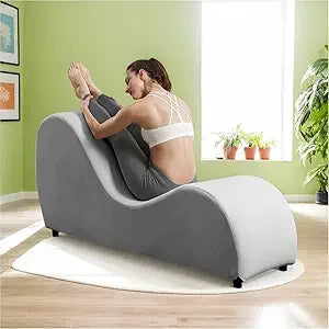 Intimacy Lounge Chair - Ergonomic S-Curve Chaise for Couples.