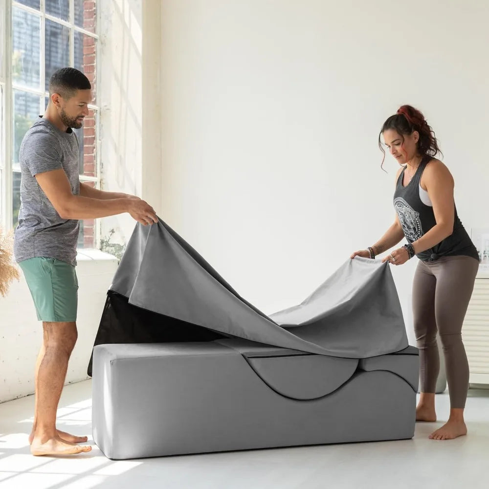 Convertible Intimacy Chaise - Hidden Folding Lounge & Massage Bench