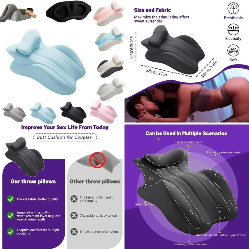 Intimacy Pillow for Couples - 27° Support Cushion
