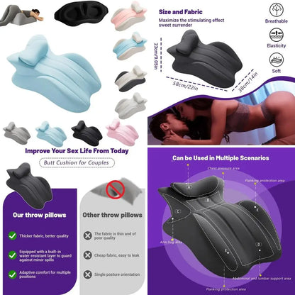 Intimacy Pillow for Couples - 27° Support Cushion