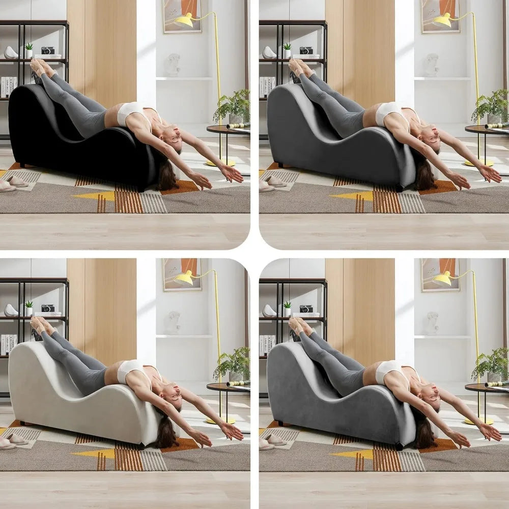 Intimacy Lounge Chair - Ergonomic S-Curve Chaise for Couples.
